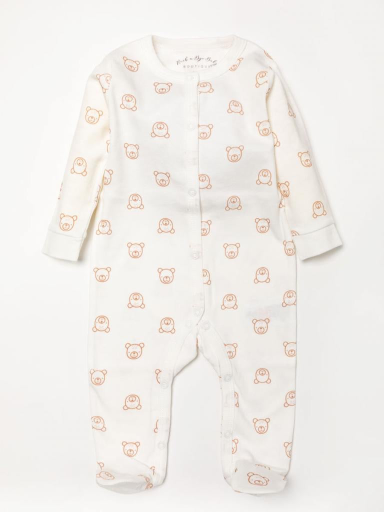 ROCK A BYE BOUTIQUE - "LITTLE BEAR" 5 PIECE SET - WHITE