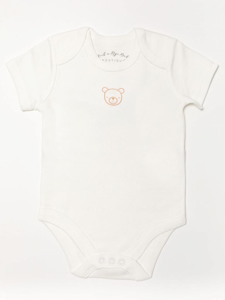ROCK A BYE BOUTIQUE - "LITTLE BEAR" 5 PIECE SET - WHITE