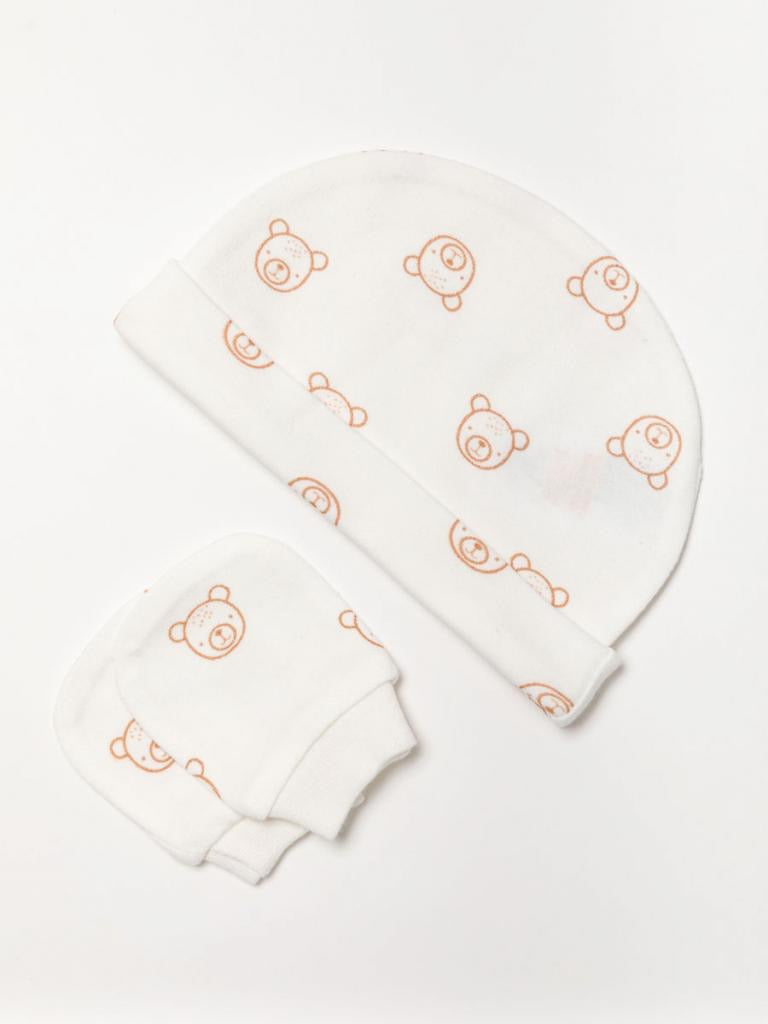 ROCK A BYE BOUTIQUE - "LITTLE BEAR" 5 PIECE SET - WHITE