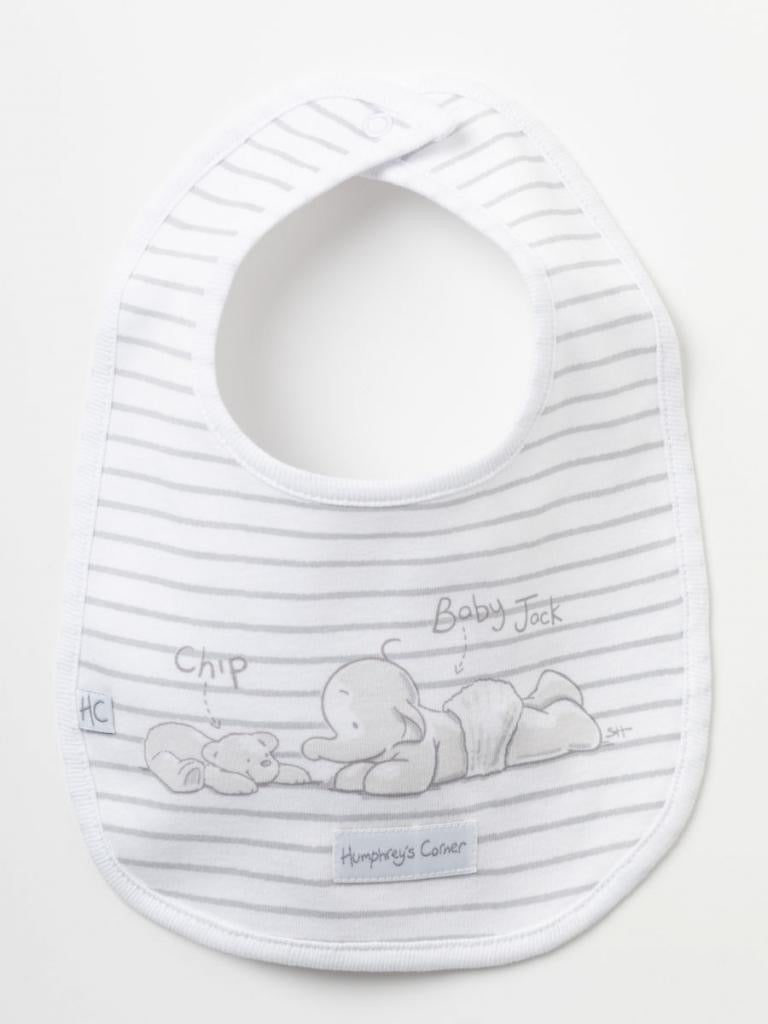 ROCK A BYE BABY "HUMPHREYS CORNER" 5 PIECE SET - WHITE/GREY - WITH BOOK