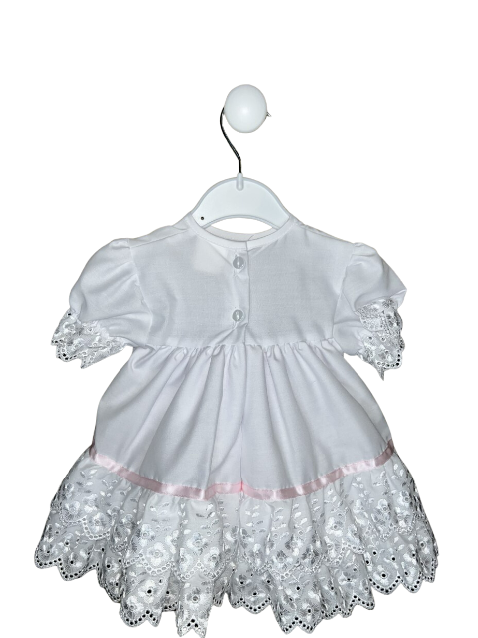 BRODERIE FRILLY DRESS