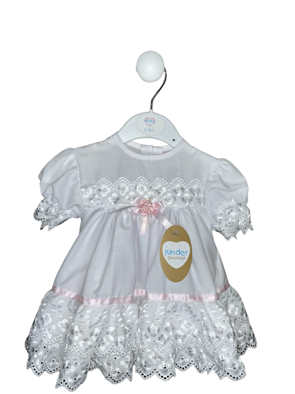 BRODERIE FRILLY DRESS