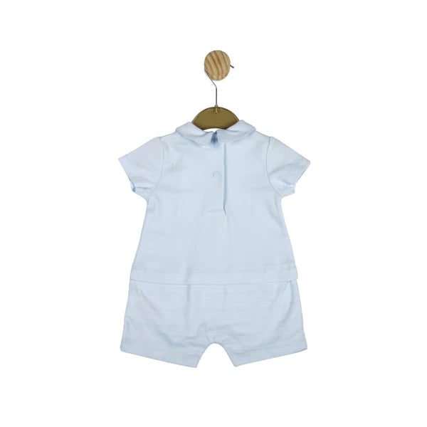MINTINI BOYS BLUE ROMPER
