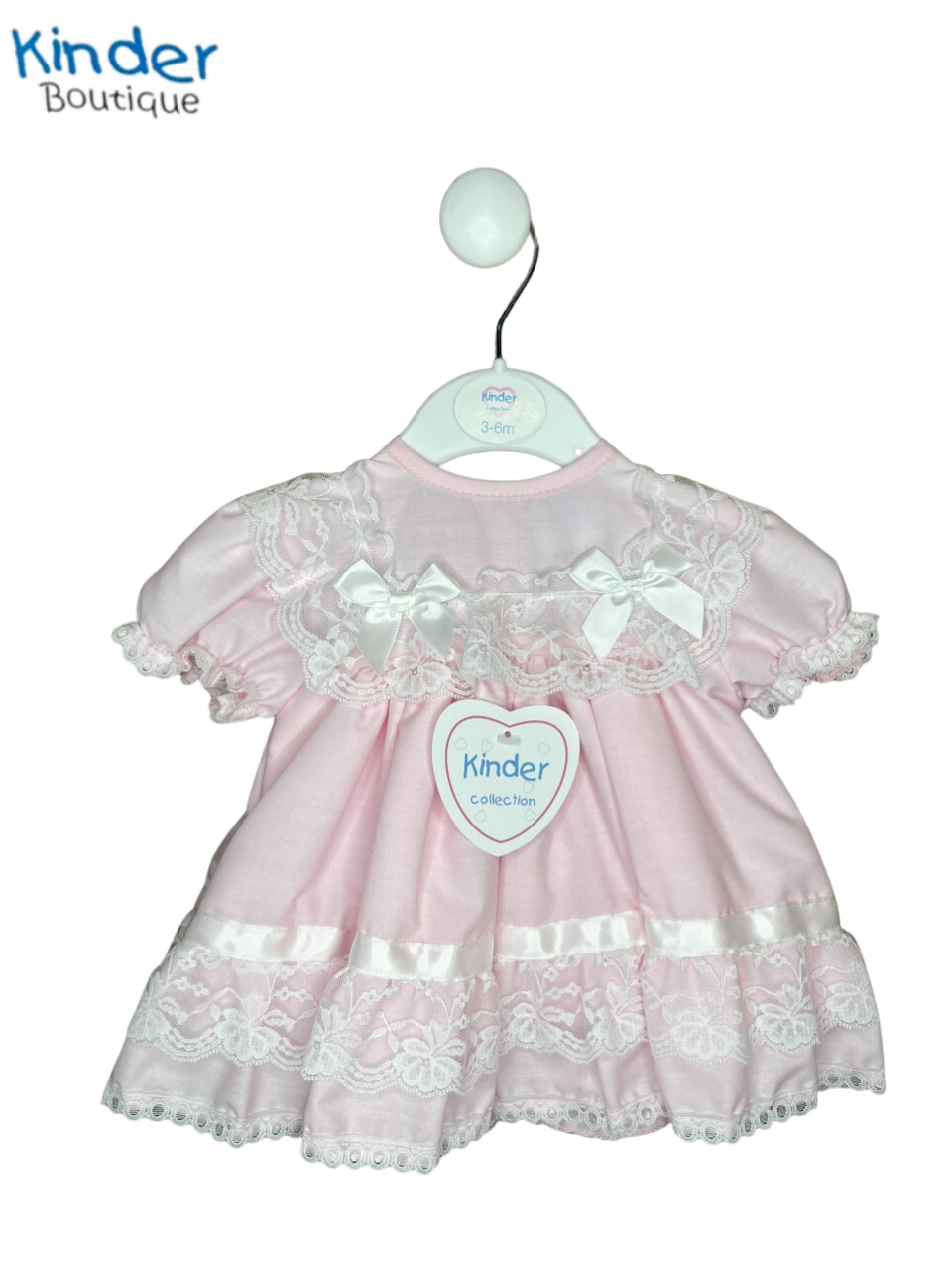 ROSE LACE FRILLY PUFFBALL DRESS