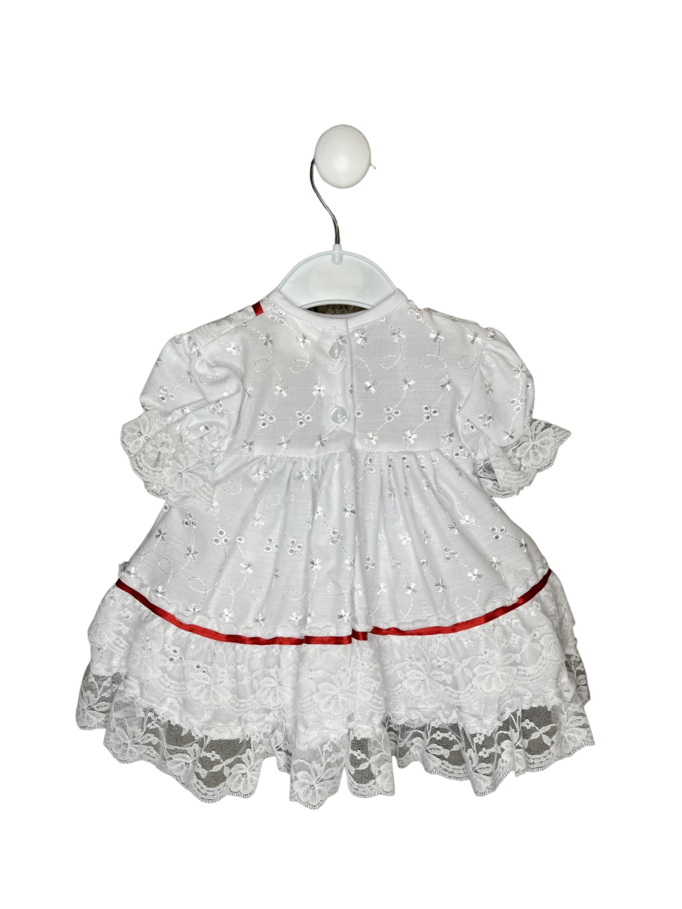 FRILLY LACE DRESS & KNICKER SET