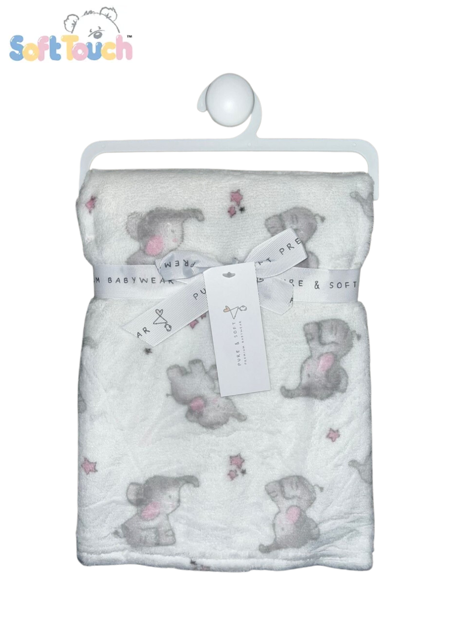 LITTLE ELEPHANT PLUSH BABY BLANKET