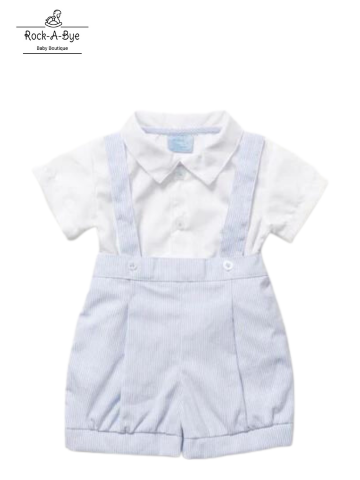 ROCK A BYE BABY - STRIPE SHORTS SET