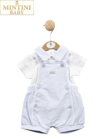 MINTINI STRIPE DUNGAREE AND TOP