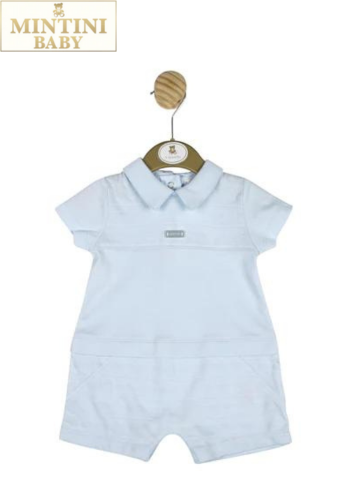 MINTINI BOYS BLUE ROMPER