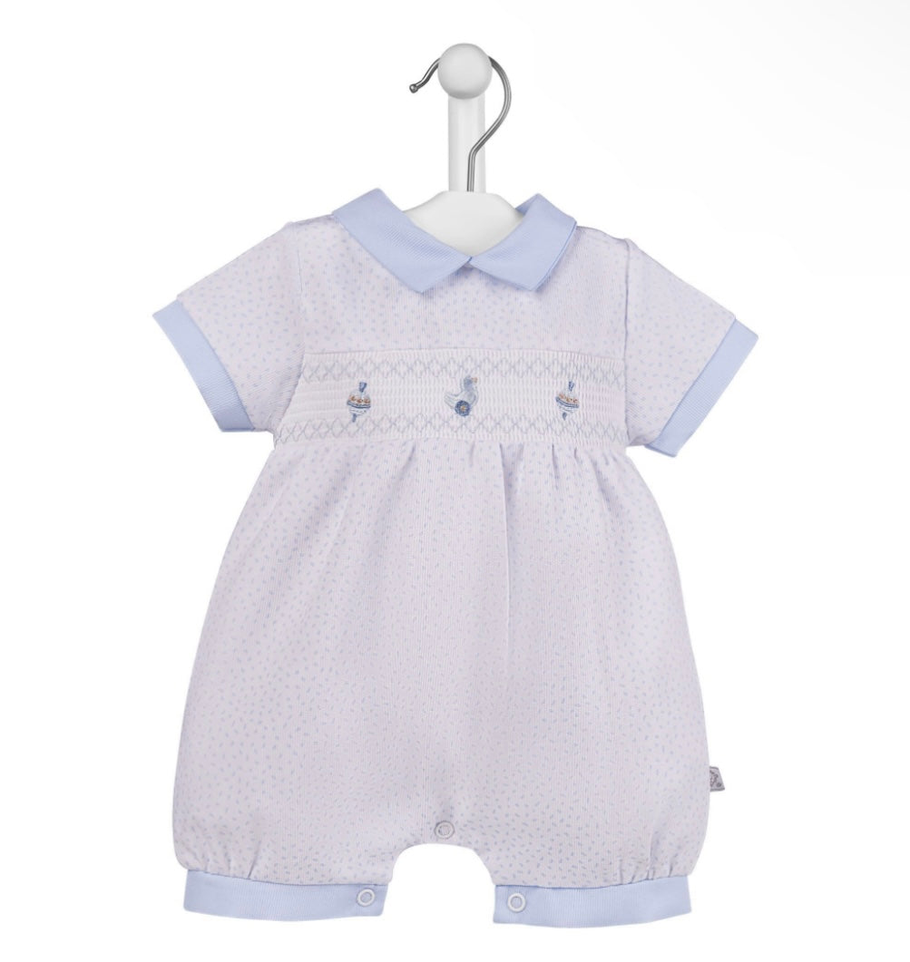 DANDELION TOYS SMOCKED ROMPER